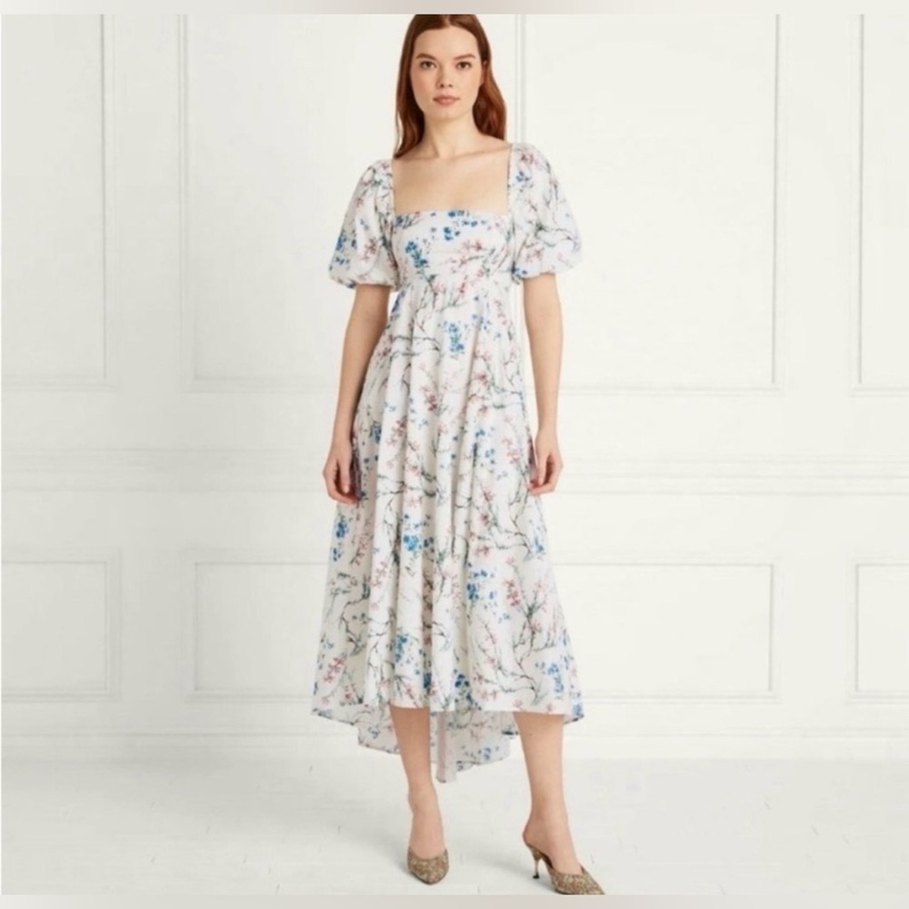 Hill House Matilda Spring Chintz Dress Size Small